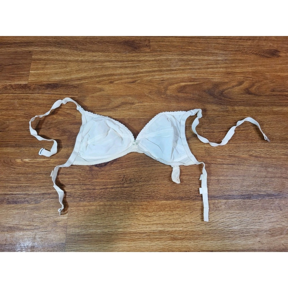 Vtge Formfit Rogers Size 34B White Bullet Bra